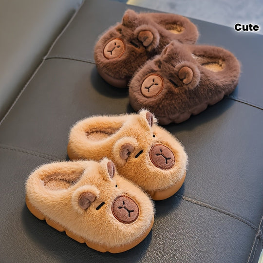 CozyCritter Kids Animal Slippers – Plush Kids Toy Slippers
