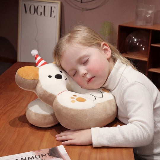 Hana Puppy Nap Pillow Plush Toy — Baby Soft Toy