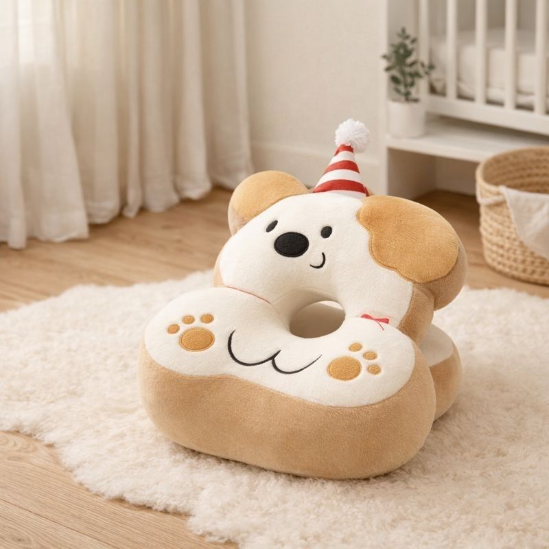 Hana Puppy Nap Pillow Plush Toy — Baby Soft Toy