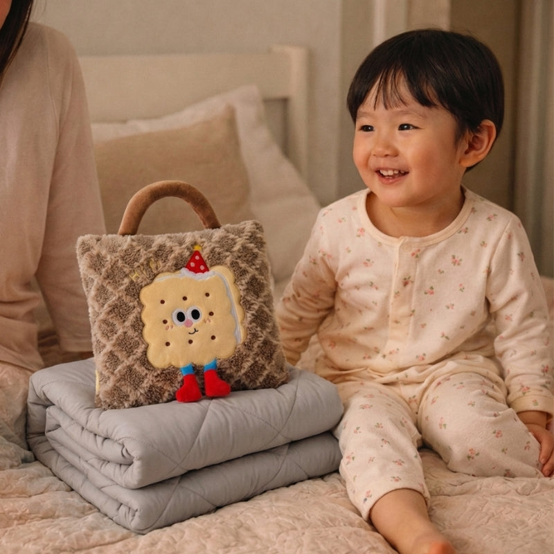 Elira Pillow with Blanket Plush Toy – Soft Plush Toy