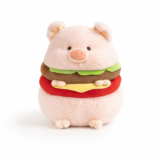 Herina Hamburger Pig Plush Toy — Animal Kids Toy
