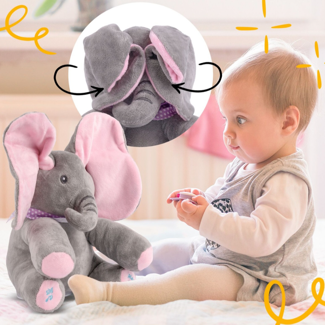 HappyBuddy Interactive Peek-a-Boo Plush Toy