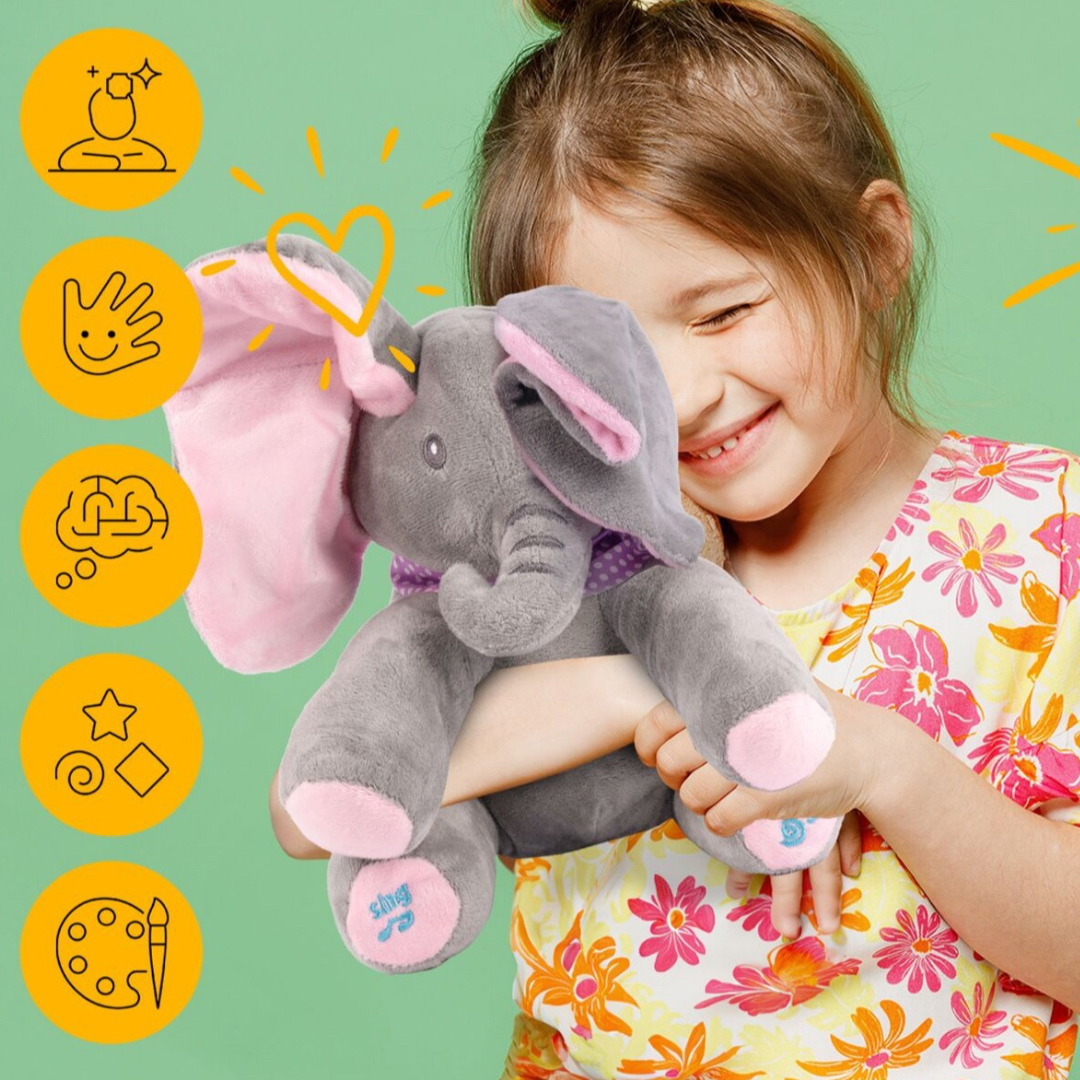 HappyBuddy Interactive Peek-a-Boo Plush Toy