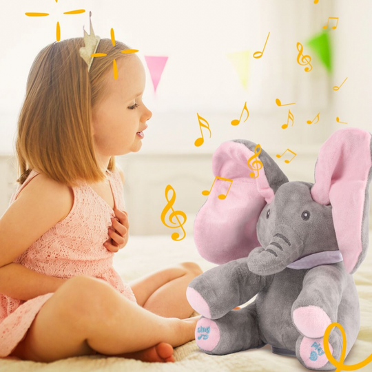 HappyBuddy Interactive Peek-a-Boo Plush Toy