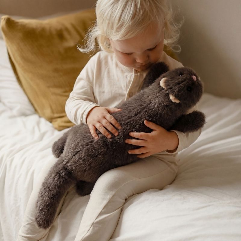 Jovita Sleepy Otter Plush Toy — Kids Toy