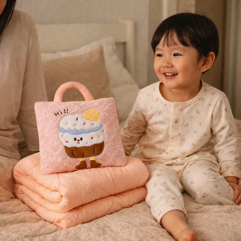 Elira Pillow with Blanket Plush Toy – Soft Plush Toy