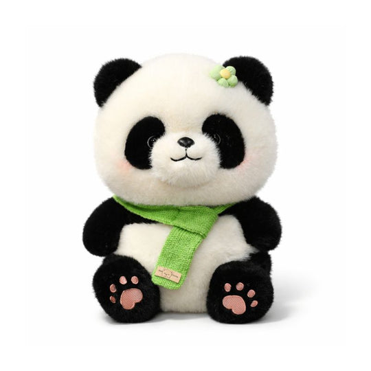 Kajsa — Green Scarf Panda (28cm)