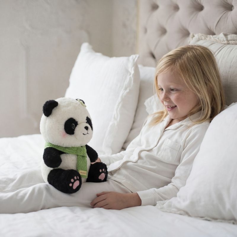 Kajsa — Green Scarf Panda (35cm)