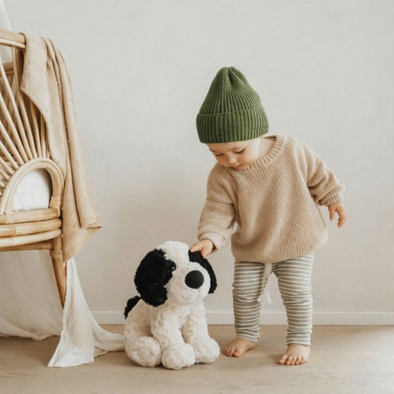 Mirela Cozy Puppy Plush Toy — Baby Soft Toy