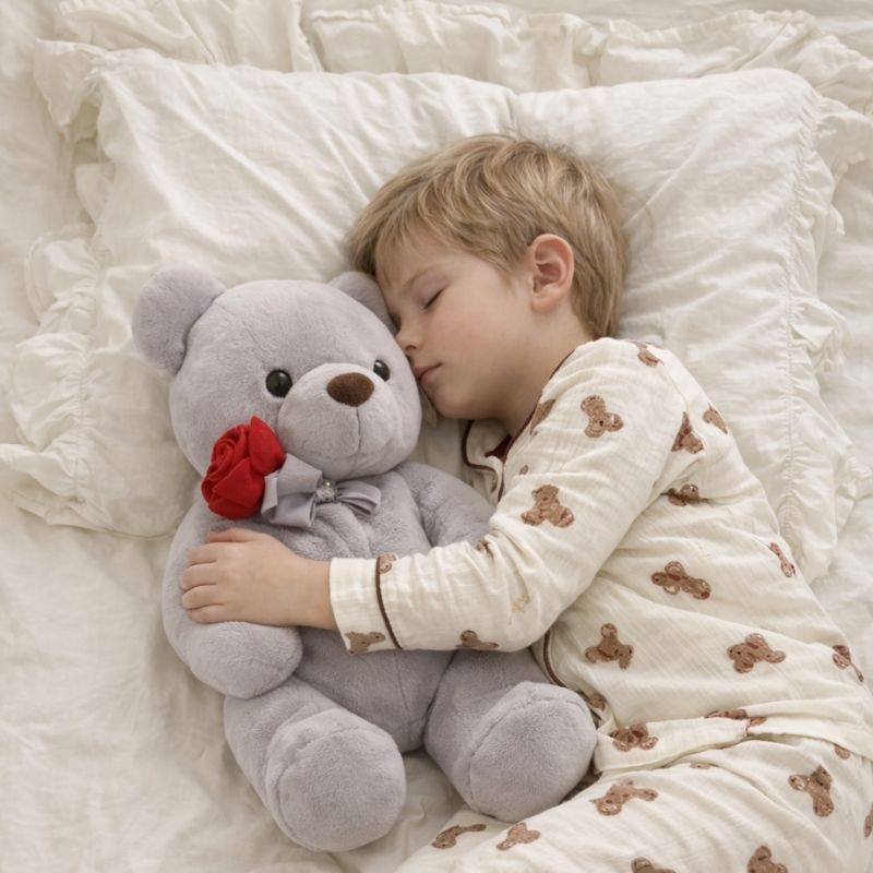 Katerina — Grey Rose Bear (45cm)