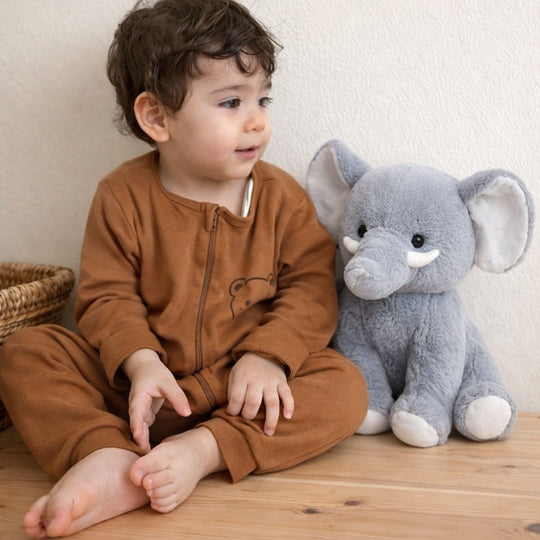 Lena Gentle Elephant Plush Toy — Baby Soft Toy