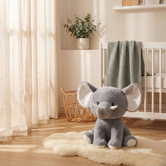 Lena Gentle Elephant Plush Toy — Baby Soft Toy