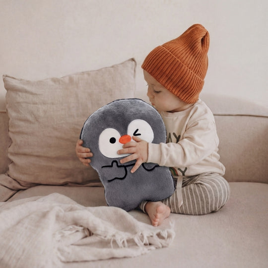 Lina  Winky Penguin Plush Toy — Toddler Soft Toy