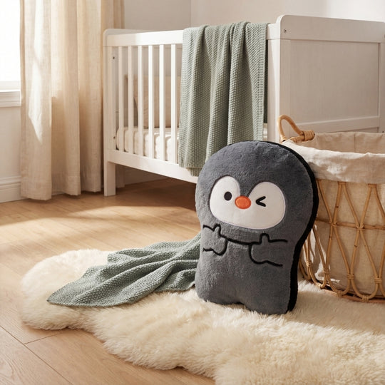 Lina  Winky Penguin Plush Toy — Toddler Soft Toy