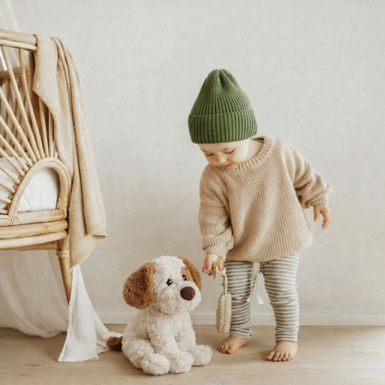 Mirela Cozy Puppy Plush Toy — Baby Soft Toy