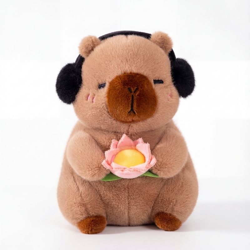 Ilona White Capybara Plush Toy — Kids Toy