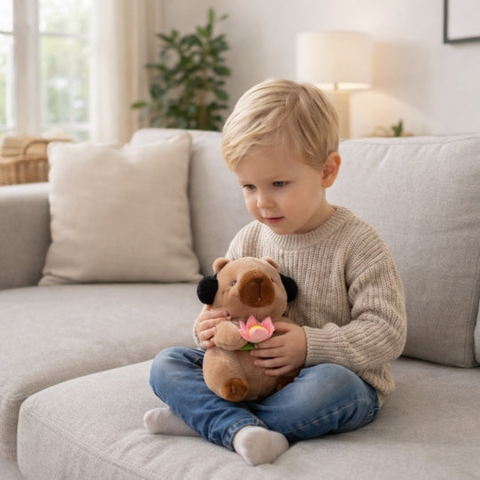 Ilona White Capybara Plush Toy — Kids Toy