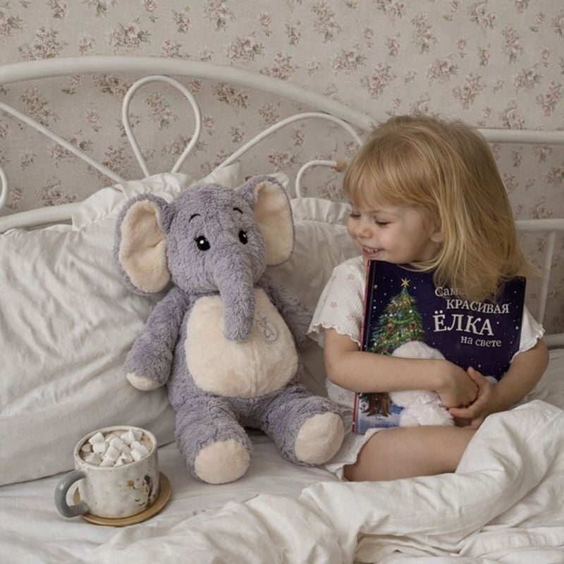 Menel Loving Elephant Plush Toy — Baby Elephant Soft Toy