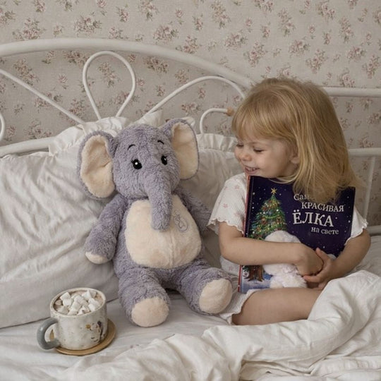 Menel Loving Elephant Plush Toy — Baby Elephant Soft Toy