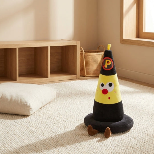 Michael Road Cone Plush Toy — Soft Toy for Kids
