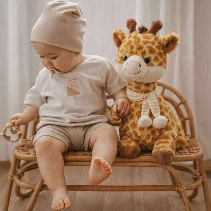 Milo Cozy Giraffe Plush Toy — Baby Soft Toy