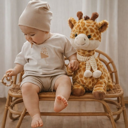 Milo Cozy Giraffe Plush Toy — Baby Soft Toy