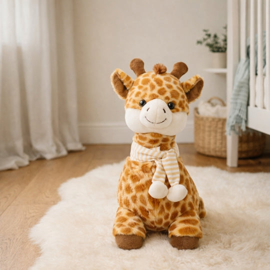 Milo Cozy Giraffe Plush Toy — Baby Soft Toy