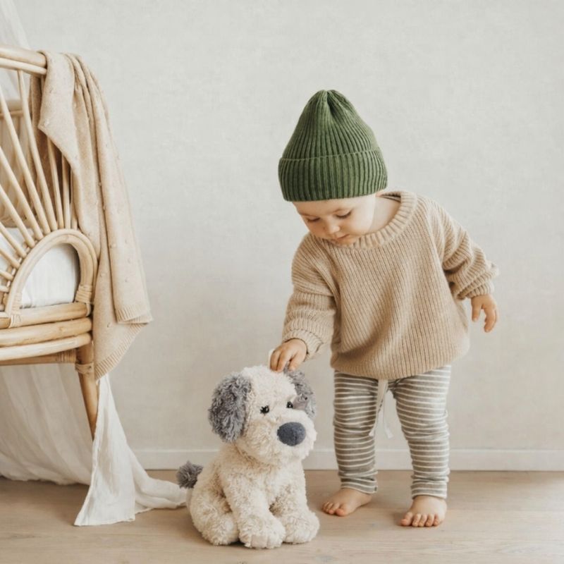 Mirela Cozy Puppy Plush Toy — Baby Soft Toy