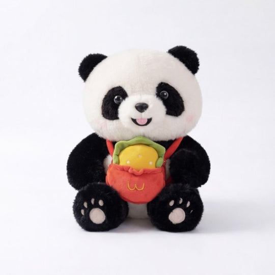 Nina Burger Panda Plush Toy for Kids — Stuffed Animal