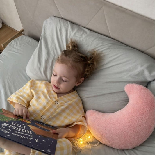 Penina Fluffy Moon Plush Toy — Animal Kids Toy