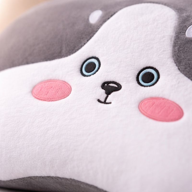 Polina Shocked Husky Plush Toy — Soft Toy