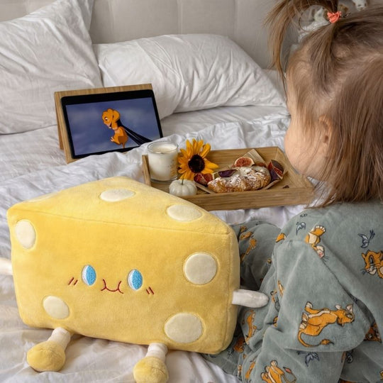 Quintana  Smiley Cheese Plush Toy — Toddler Soft Toy