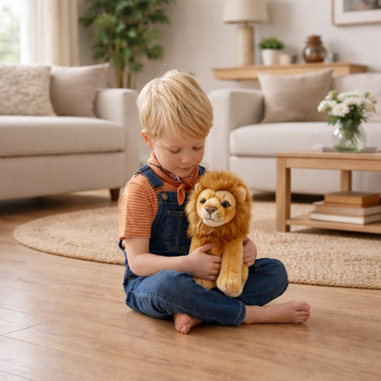 Rosa  Sitting Lion Plush Toy — Kids Toy