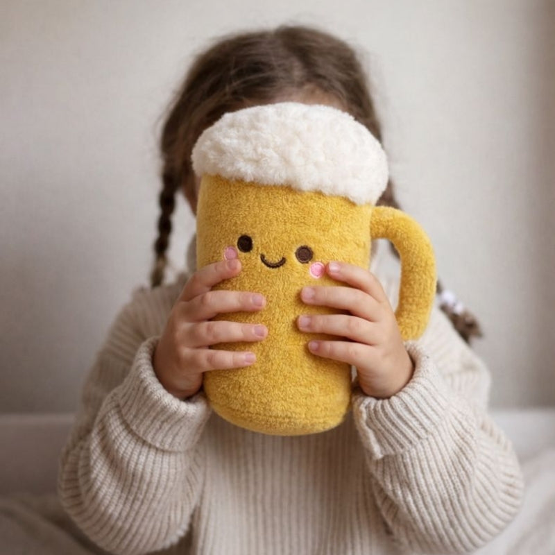 Salo Smiling Beer Plush Toy — Animal Kids Toy