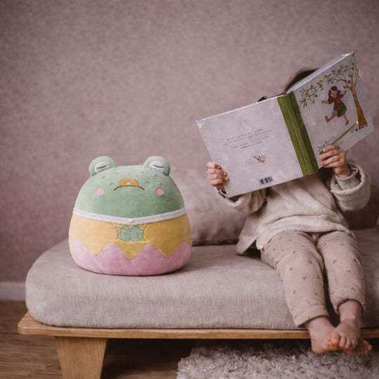 Theo Dreamy Frog Plush Toy — Baby Soft Toy