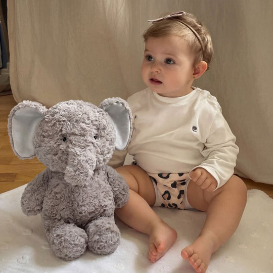 Timea Gentle Elephant Plush Toy — Baby Soft Toy