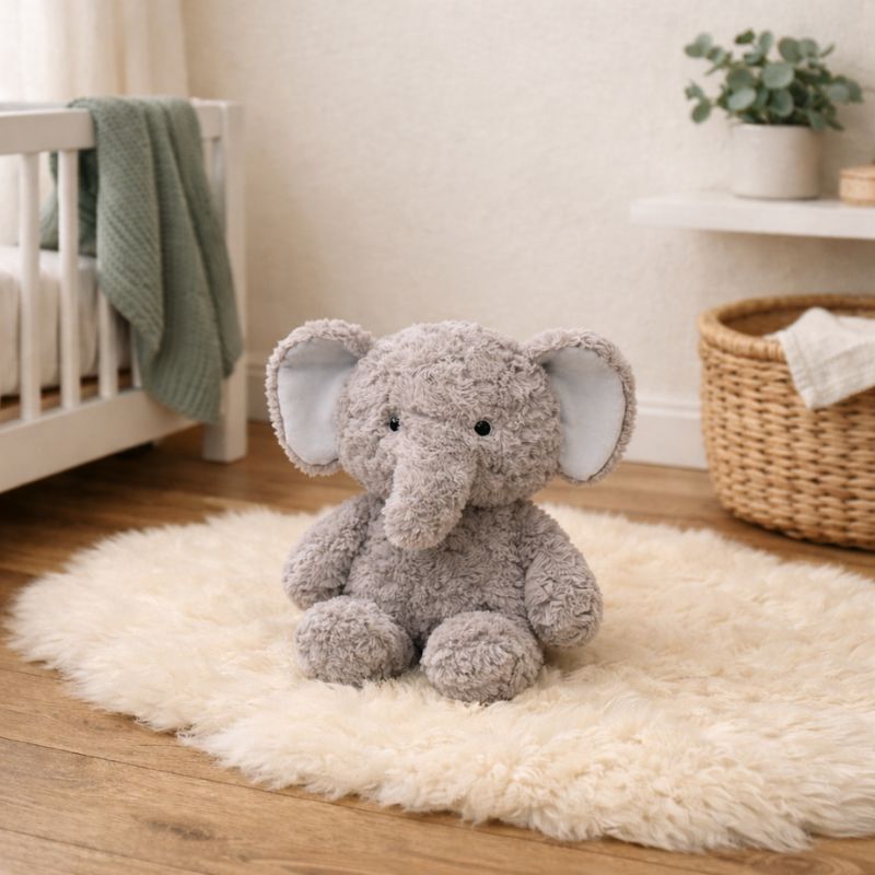 Timea Gentle Elephant Plush Toy — Baby Soft Toy