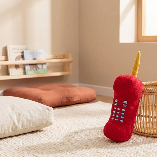Vito Red Telephone Plush Toy — Animal Kids Toy